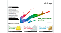 Desktop Screenshot of inktrays.com