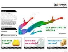 Tablet Screenshot of inktrays.com